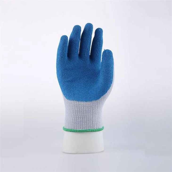 5 Threads Crinkle Latex Coated Gloves